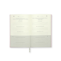 Carnet de planification quotidienne et d'affirmations positives pour l'amour-propre, couverture rigide en lin, non daté, pour fille