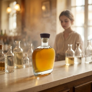 Bouteille de vin en cristal extra épaisse très vendue 500ml 700ml 750ml pour XO Cognac, Rhum d'abricot, <span class=keywords><strong>Tequila</strong></span> aux fruits tropicaux - Product Image 1
