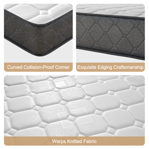 Giá thấp chất lượng cao Nệm lò xo Vua Kích thước duy nhất CuộN hộp khách sạn sử dụng thoáng khí bền không gây dị ứng 10 năm bảo hành - Product Image 2