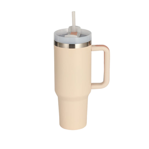 US Warehouse 40 oz Stainless Steel <b>Double</b> <b>Wall</b> Vacuum Insulated Leak-Proof BPA Free Travel Tumbler Handle Lid 6-12 Hours Thermal - Product Image 6