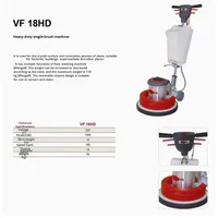 Polisseuse de marbre d'hôtel Vipers VF18HD électrique nouvelle balayeuse de sol robuste Machine de brunissage 1800W 220V cristal de rénovation de pierre