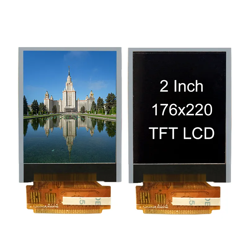 Layar TFT 2.0 Inci LCD 176X220 Layar LCD 2 Inci TFT Panel dengan 36 Pin