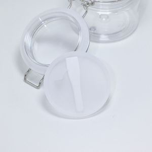 <b>Plastic</b> Sealed Jar 220Ml Cream Bottle Cosmetic <b>Packaging</b> Jar Iron Buckle Skin Care Bottle Wholesale - Product Image 2
