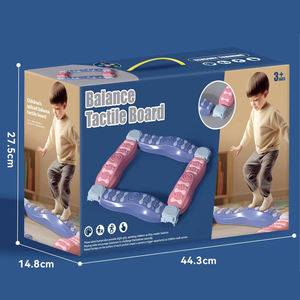 Tavola Inclinata per Allenamento dell'Integrazione Sensoriale, Strumento per Casa e Scuola con Travi di Equilibrio Colorate, Attrezzo per Allenamento Tattile dell'Equilibrio - Product Image 5