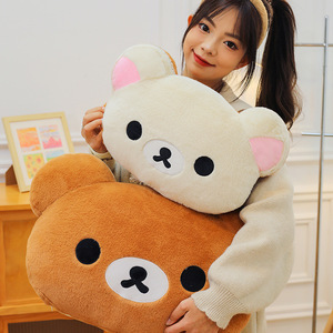 <b>Big</b> Head Bear Stuffed Toy Cute Bear Plush Pillow Soft Stuffed Animal <b>Cushion</b> with Adorable Face Super Soft Stress Relief <b>Cushion</b> - Product Image 5