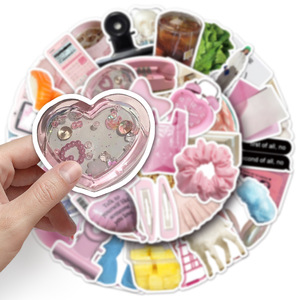 50Pcs Ins Korean Style Cute Thing Graffiti <strong>Stickers</strong> for Girl Phone Book Decor Vinyl Daily Life <strong>Preppy</strong> <strong>Sticker</strong> - Product Image 5