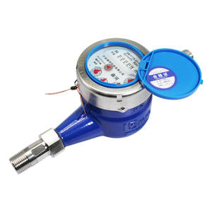 Roestvrijstalen huishoudelijke koud- en warmwatermeter met roterende vleugels, 15/20/25, hoge gevoeligheid, antidruppelmeter - Product Image 4