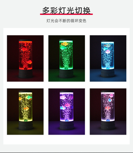 Gesimuleerde <span class=keywords><strong>Led</strong></span> Regenboog <span class=keywords><strong>Bubble</strong></span> Licht, Cross Border Slaapkamer Sfeer, Kwallen Usb Nachtlampje - Product Image 3