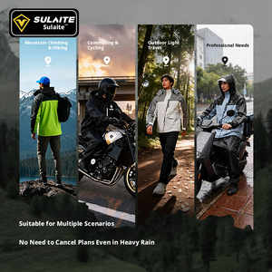 Ensemble imperméable pour <span class=keywords><strong>moto</strong></span>, veste et pantalon, avec couvre-chaussures, pour motard - Product Image 4