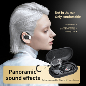 Casque ouvert SHINECON OWS avec étui de charge 300mAh 6-8 heures de travail Casque à conduction d'air confortable pour le sport - Product Image 5