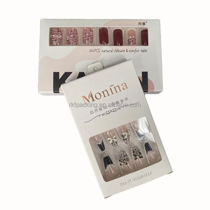 Boîte à ongles écologique en papier recyclé-<span class=keywords><strong>Emballage</strong></span> durable pour les marques de beauté vertes - Product Image 3