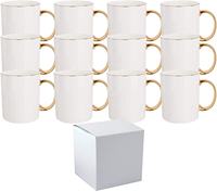 Fabricant d'usine, vente en gros, mug promotionnel écologique, sublimation, porcelaine, logo personnalisé imprimé, tasses en céramique vierges