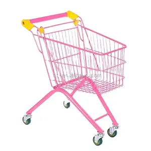 colorful kids shopping trolley wheeled with seat toy car