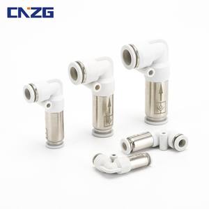 วาล์วกันกลับแบบลมชนิดงอ L แบบเกลียวเดี่ยวเชื่อมต่อเร็วแบบกำหนดเองสำหรับสายลม - Product Image 4