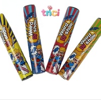 Groothandel DJ-thema cartoon tube verpakte gemengde fruit smaak snoepjes B2B bulk OEM ODM lage minimale bestelhoeveelheid voor retail en feesten
