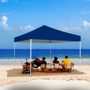 Express Lite 0710 ngoài trời gấp ngay lập tức tùy chỉnh EZ dễ dàng lên 10x10 bật lên mái hiên màu xanh marquee gazebo tán triển lãm thương mại Lều Màu Đỏ - Product Image 6