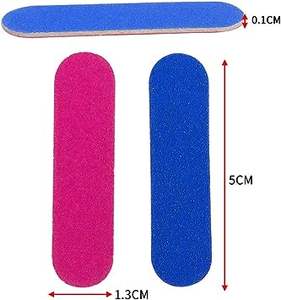 100 Piezas de Limas de Uñas de Doble Cara, Papel de Lija para Decoración de Uñas, Pulido de Puntas de Uñas, Herramienta de Manicura y Pedicura - Product Image 2