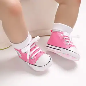 Sapatos unissex para bebês, sapatos casuais para meninas e meninos, pré-caminhada, sola macia, venda imperdível