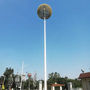Yongsheng दीपक 1985 के बाद से 15m उच्च मस्तूल प्रकाश ध्रुव आउटडोर स्टेडियम प्रकाश का नेतृत्व किया