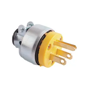 US Standard Copper Electric Straight Blade and Connectors 15A 125V NEMA 5-15P SASO Certificated