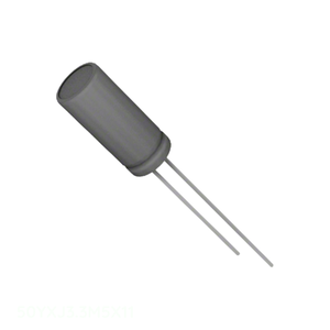 ตัวเก็บประจุ50YXJ3.3M5X11 uF 3.3 uF 20% 50V เรเดียล th 3.3 uF - Product Image 1
