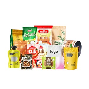 Sacs en plastique de plusieurs types, sacs mats imprimés, sachets refermables à fond plat, sacs Mylar pour flocons d'avoine et lait en poudre, faible MOQ - Product Image 4