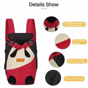 <span class=keywords><strong>Sac</strong></span> à <span class=keywords><strong>dos</strong></span> de transport <span class=keywords><strong>pour</strong></span> animaux de compagnie en maille, réglable, respirant, <span class=keywords><strong>pour</strong></span> voyages en plein air, <span class=keywords><strong>pour</strong></span> petits chiens, chats, chihuahuas - Product Image 3