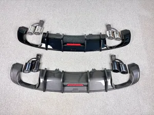 Protector de Parachoques Trasero para A4L 2017-2019, Estándar/Sport, Difusor, Protector de Tubo de Escape, Kit de Carrocería, Accesorios para Auto - Product Image 6