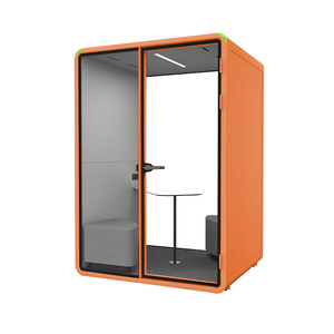 2 Person <b>Soundproof</b> Office Pod Double Acoustic Meeting Booth Private Conversation Cabin Office Silence Pod - Product Image 2