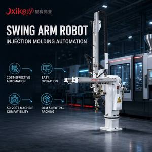 Nuovo <span class=keywords><strong>Braccio</strong></span> Robotico Industriale Xinkejy XKJY-650 con Movimento Verticale di 650mm <span class=keywords><strong>e</strong></span> Movimento Orizzontale di 50-90mm per Iniezione - Product Image 1