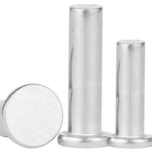 10 pièces/sac Rivets plats en aluminium de haute qualité M2-M8 Grade 1050 Longueur 3mm-60mm Personnalisable OEM Vente en gros - Product Image 1