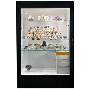 Vitrines d'exposition en verre de qualité supérieure <span class=keywords><strong>pour</strong></span> collections de pierres précieuses et minéraux, vitrines de musées scientifiques, présentoirs sur mesure - Product Image 1