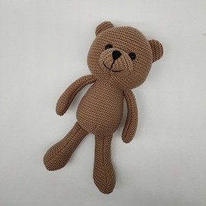 Amigurumi Kawaii Bear <b>Toy</b> Handmade <b>Soft</b> Crochet Knit Doll Baby Sleeping <b>Stuffed</b> Animal Plush <b>Toy</b> for Children - Product Image 6
