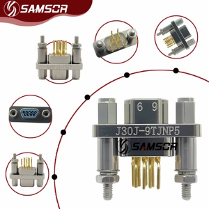 Avionics için yüksek güvenilirlik mikro-d 9 pinli priz J30J-9TJN dikdörtgen konnektör J30J serisi konektörü - Product Image 3