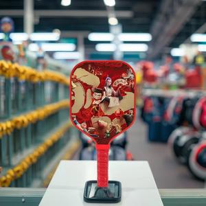 2026 Best Popular Children's Christmas Gifts OEM <strong>Manufacture</strong> Pickleball Fiberglass YN6 2 Pickleball <strong>Paddle</strong> + 4 Balls + 1 Bag - Product Image 2