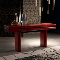Console moderne pour entrée, table décorative design pour couloir, salon, hôtel, villa, intérieur
