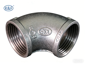 Отвод оцинкованный 45 градусов, фитинг из ковкого чугуна, с внутренней резьбой NPT/BSPT, для систем воды, нефти и газа - Product Image 5