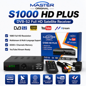 Decodificador Africa Master HD DVB-S2, Receptor de TV Digital Satelital 1080P - Product Image 1