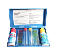 Schwimmbad-Wassertestkit, pH 6,8-8,2 & Chlor/Brom-Test mit IDEAL Bereichsanzeigern, 15ml Reagenzflaschen