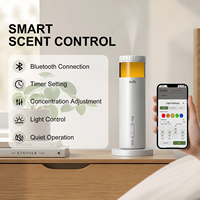 Diffuseur d'arômes intelligent portable pour la maison et les hôtels, avec logo personnalisé, contrôle intelligent, sans eau, à huiles essentielles, avec lumière nocturne