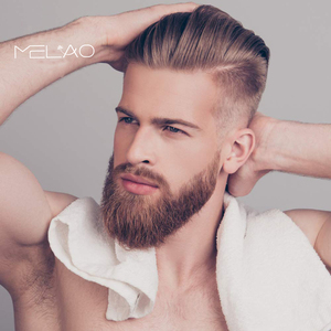 Natural 3-in-1 Men's Wash for <b>Beard</b> Hair & Face Deep Cleansing Daily Grooming Kit Private Label Face Cleanser for Men shampoo - Product Image 3