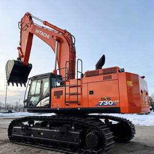 Excavadora de orugas ZX730 de gran tamaño con cazo para roca engrosado para excavación de sobredrenaje en grandes yacimientos abiertos - Product Image 2