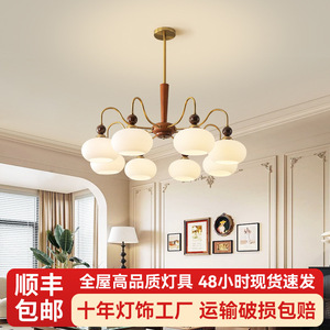 Lámpara de araña de estilo retro francés para sala de estar, con múltiples cabezales E27 LED, redonda, colgante, para decoración de interiores del hogar. - Product Image 4