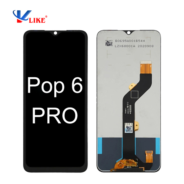 Mobile Phone LCDs for Tecno Pop 6 BE8 Screen Wholesale for Tecno Pop 6 Pro Display for Tecno Pop 6 Pro Lcd Screen Replacement