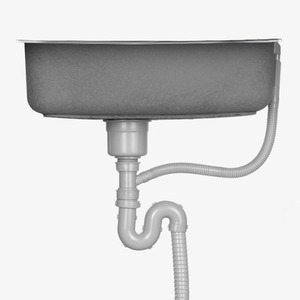 Évier de cuisine moderne à fente unique Éviers de cuisine multifonction en acier inoxydable avec cascade - Product Image 5