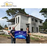 Villa de villégiature préfabriquée à assemblage rapide, conception et plans préfabriqués pour une vie champêtre confortable