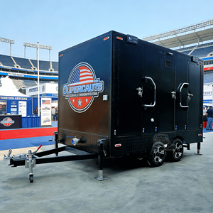 Remolque de Baños Portátiles para Aviación con Plataforma de Observación para Espectadores en Exteriores - Product Image 1