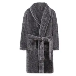 manufacturers custom low price fluffy luxury polyester microfiber bathrobe