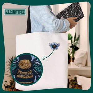 Buzzy The Bumble Bee Patch 3 Inch Iron On Or <b>Sew</b> On Embroidery Patch For <b>Bags</b> Clothes Hats Jeans - Product Image 3