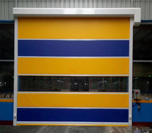 <span class=keywords><strong>Puertas</strong></span> de Garaje Enrollables de PVC de Alta Velocidad con <span class=keywords><strong>Ventanas</strong></span> Visibles, <span class=keywords><strong>Puertas</strong></span> Enrollables de PVC Industriales Eléctricas para Garaje - Product Image 3